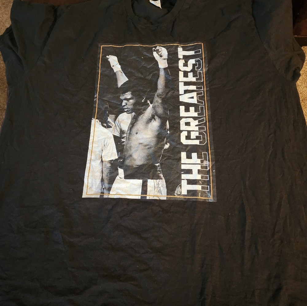 Mohammed Ali Black short sleeve t-shirt 4xl